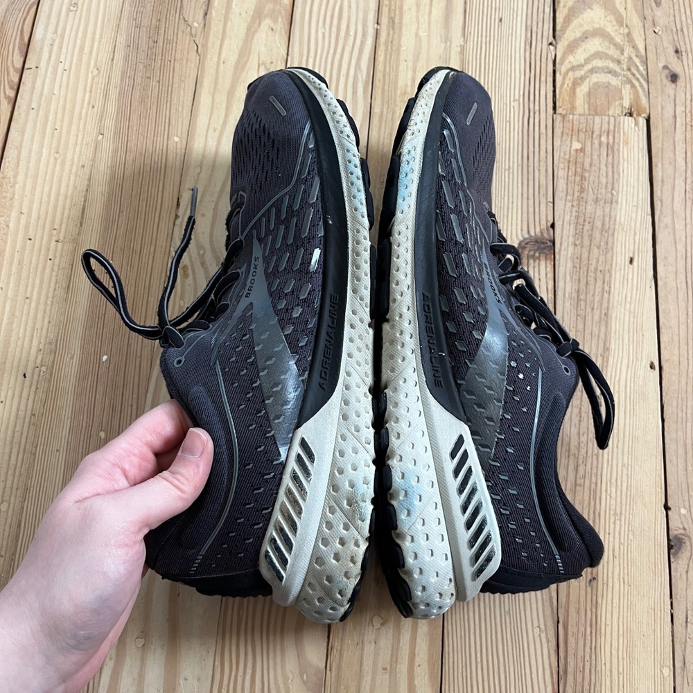 Brooks Adrenaline GTS 21 Mens Running Shoes Black Grey 1103491D093 Size 10.5 - Picture 8 of 10